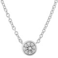 Alexandria Or blanc 18C Collier avec pendentif KD-2033