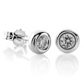 Alexandria Or blanc 18C Puce d'oreille OD-5295