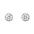 Alexandria Or blanc 18C Puce d'oreille OD-5330