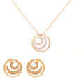 Elaine Argent Set: Collier-Pendentif + Boucles d'oreilles SET-7084/1