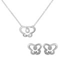 Joya Argent Set: Collier-Pendentif + Boucles d'oreilles SET-7088