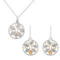 Oceane Argent Set: Collier-Pendentif + Boucles d'oreilles SET-7090/1