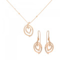 Celine Argent Set: Collier-Pendentif + Boucles d'oreilles SET-7114/RG