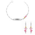 Oviva Argent Set: Bracelet + boucle d'oreille SET-7137/1