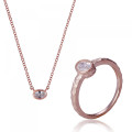 Robin Argent Set: Necklace + Ring SET-7434