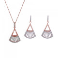 Carina Argent Set: Necklace + Earrings SET-7436