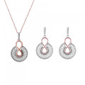 Frida Argent Set: Necklace + Earrings SET-7437