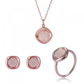 Amalia Argent Set: Necklace + Earrings + Ring SET-7442