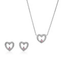 Marise Argent Set: Necklace + Earrings SET-7488