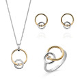 Antoine Argent Set: Necklace + Earrings + Ring SET-7503/1