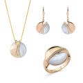 Moragene Argent Set: Necklace + Earrings + Ring SET-7506/G