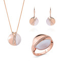 Moragene Argent Set: Necklace + Earrings + Ring SET-7506/RG