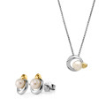 Mathilde Argent Set: Collier-Pendentif + Boucles d'oreilles SET-7510/G