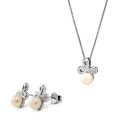 Elisabeth Argent Set: Collier-Pendentif + Boucles d'oreilles SET-7511