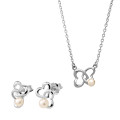 Lili Argent Set: Collier-Pendentif + Boucles d'oreilles SET-7513