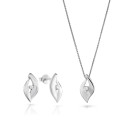 Milan Argent Set: Collier-Pendentif + Boucles d'oreilles SET-7519