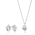 Anet Argent Set: Collier-Pendentif + Boucles d'oreilles SET-7520