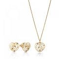 Euphoria Argent Set: Collier-Pendentif + Boucles d'oreilles SET-7522/G