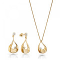 Etoile Argent Set: Collier-Pendentif + Boucles d'oreilles SET-7524/G