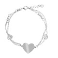 Heart Argent Bracelet ZA-7384