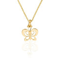 Butterfly Argent Collier avec pendentif ZH-7074/1