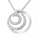 Elaine Argent Collier avec pendentif ZH-7084