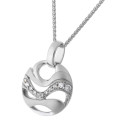 Elvina Argent Collier avec pendentif ZH-7085