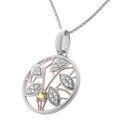 Oceane Argent Collier avec pendentif ZH-7090/1