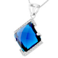 Hilma Argent Collier avec pendentif ZH-7208