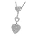 Mille Argent Collier avec pendentif ZH-7273