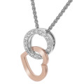 Ely Argent Collier avec pendentif ZH-7286