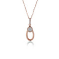 Ambra Argent Collier avec pendentif ZH-7439