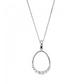 Aria Argent Collier avec pendentif ZH-7494