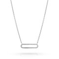 Charm Argent Collier ZK-7563