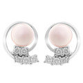 Alanna Argent Puce d'oreille ZO-7117