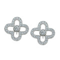 Laerke Argent Puce d'oreille ZO-7241