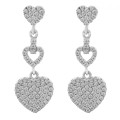 Mille Argent Boucle d'oreille ZO-7273