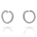 Glamour Argent Boucle d'oreille ZO-7549