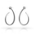 Cherry Argent Boucle d'oreille ZO-7551