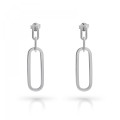 Essence Argent Boucle d'oreille ZO-7560