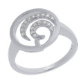 Argent Bague ZR-7084