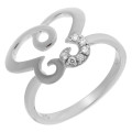 Argent Bague ZR-7088