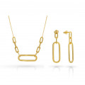 Essence Argent Set: Necklace + Earrings SET-7560/G