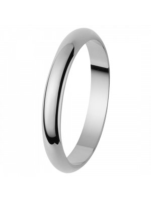 Or blanc 9C Wedding ring OR110/25/NY/50