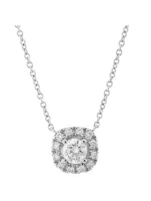 Gilda Or blanc 18C Collier KD-2028