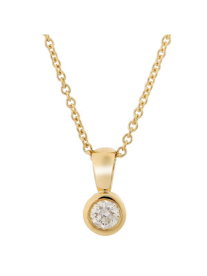 Rosalind Or Jaune 18C Collier avec pendentif KD-2030/1