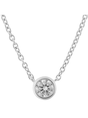 Alexandria Or blanc 18C Collier avec pendentif KD-2033