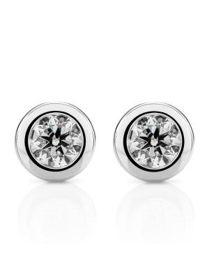 Alexandria Or blanc 18C Puce d'oreille OD-5331