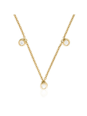 Ingrid Or Jaune 18C Collier RD-003