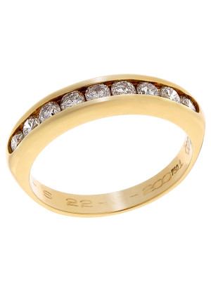 Or Jaune 18C Bague RD-3003